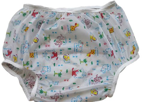 Jungle Friends Nursery Print Adult Pullon Plastic Pants